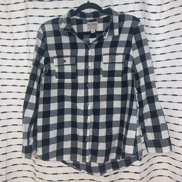 Old Navy plaid button up XL - Picture 1 of 3
